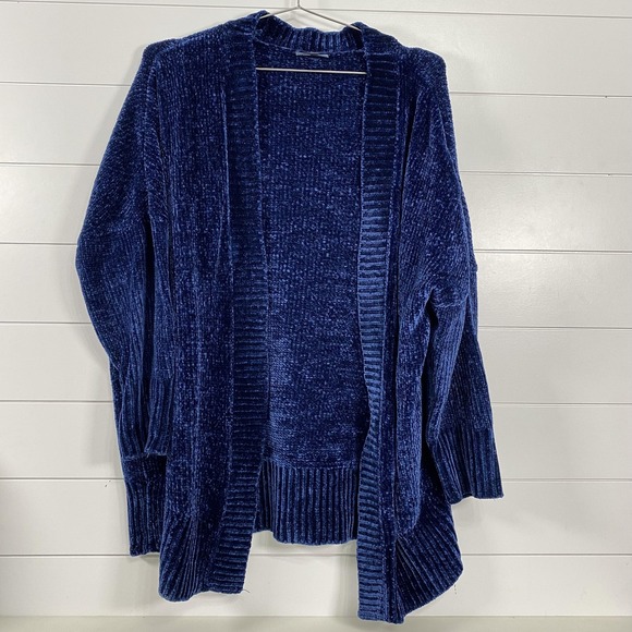 ModCloth Sweater Womens XL Chenille Open Front Cardigan Soft Cozy Long Sleeve - Picture 1 of 11